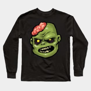 Zombie head Long Sleeve T-Shirt